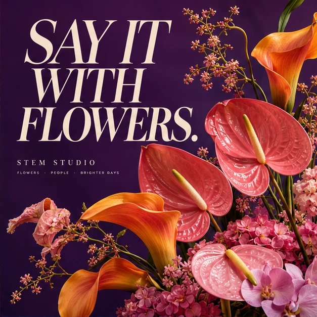 A florist campaign